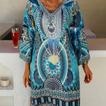Emelia - Livfull klänning med boho-mönster – bild 4