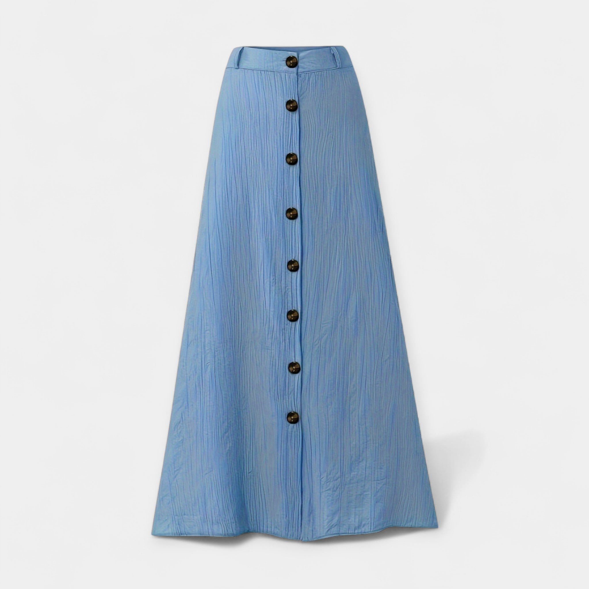 Semi-Sheer-maxikjol med slits – bild 6
