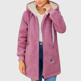 Phoebe - Stylish Fleece Coat