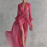 Daisy - Elegant Long Chiffon Dress