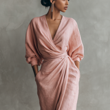 Julianna | Minimalist Wrap Maxi Dress