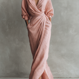 Julianna | Minimalist Wrap Maxi Dress