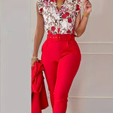 Florabel - Elegant set med volangärmar – bild 3