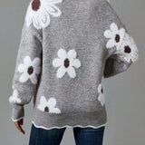 Mereana - Elegant Floral Jumper