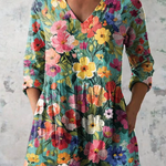 Keira | Lång blus med djärvt mönster – bild 2
