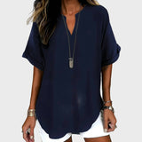 Elegant blus i aristokratisk stil