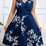 Danica - Omlottklänning med blommigt mönster