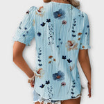 Emily - Blus med V-ringning – bild 19