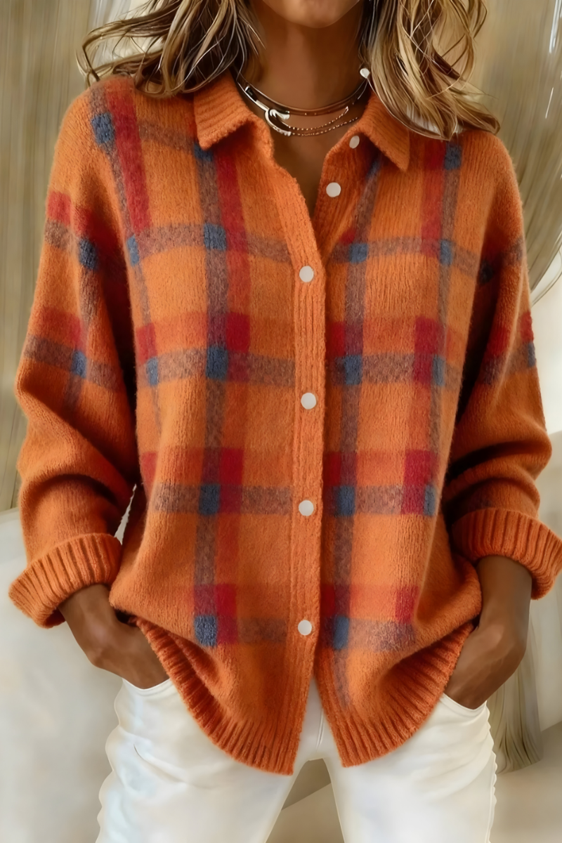 Candida | Rutig cardigan