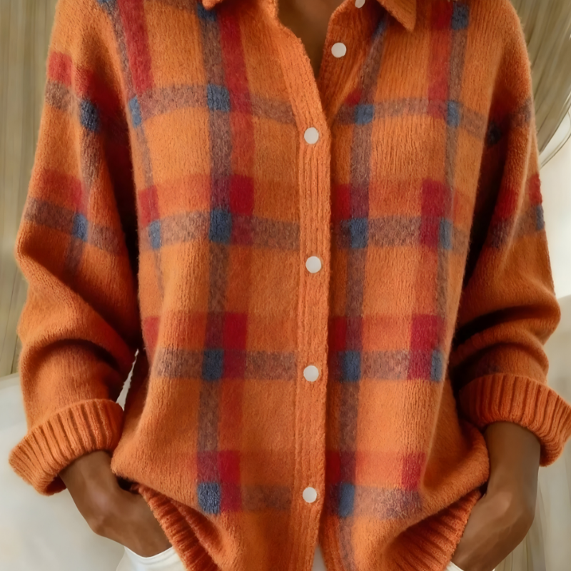 Candida | Rutig cardigan