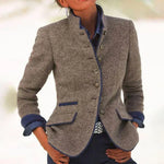 Vaite - Elegant cardigan med hög halsringning