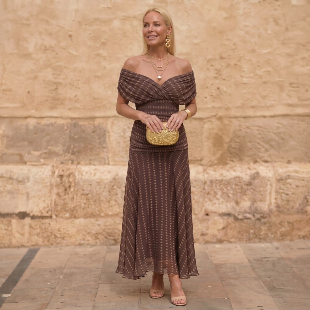 Sienna | Lätt geometrisk klänning