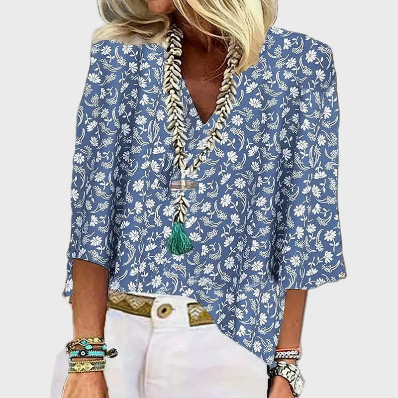 Blus med aristokratisk lyster