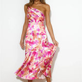 Eliza - One-Shoulder Midi Dress