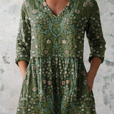 Skye | Lång blus med uttrycksfullt mönster – bild 2