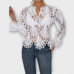 Savannah - Asymmetrisk blus – bild 6