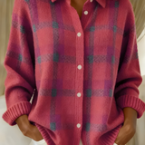 Candida | Rutig cardigan – bild 3