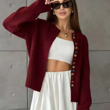 Nicole - Button Detail Cardigan