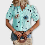 Emily - Blus med V-ringning – bild 15