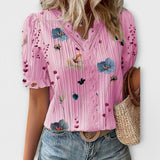 Emily - Blus med V-ringning – bild 8