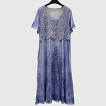 INDIGO | Elegant midiklänning med blommönster – bild 8