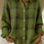 Candida | Rutig cardigan – bild 7