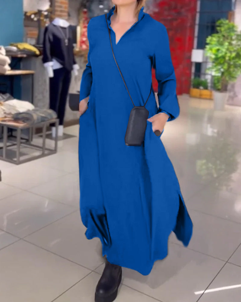 Sylvie - Utsvängd maxiklänning – bild 3