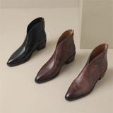 Camila - Luxury Ankle Boots with Low Heel