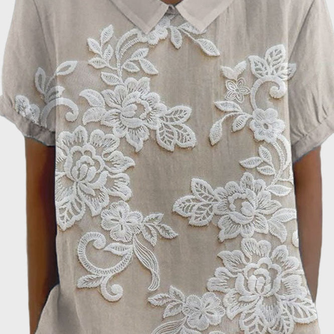 Lily - Blus med krage – bild 2