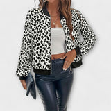Amiria - Elegant leopardmönstrad kappa