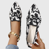 Mara - Comfortable Dalmatian Print Loafers