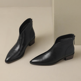 Camila - Luxury Ankle Boots with Low Heel