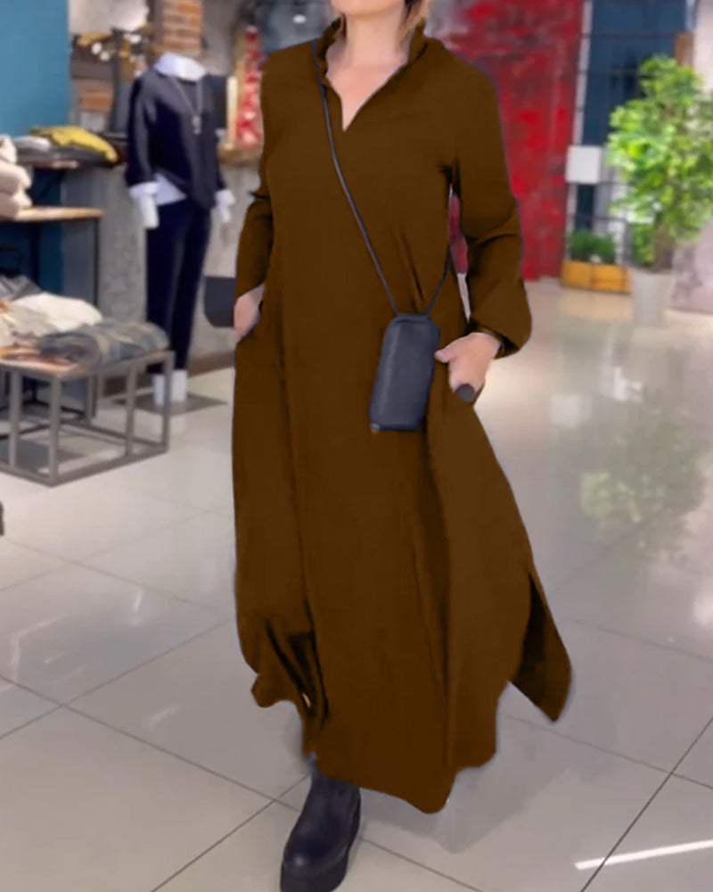 Sylvie - Utsvängd maxiklänning – bild 4