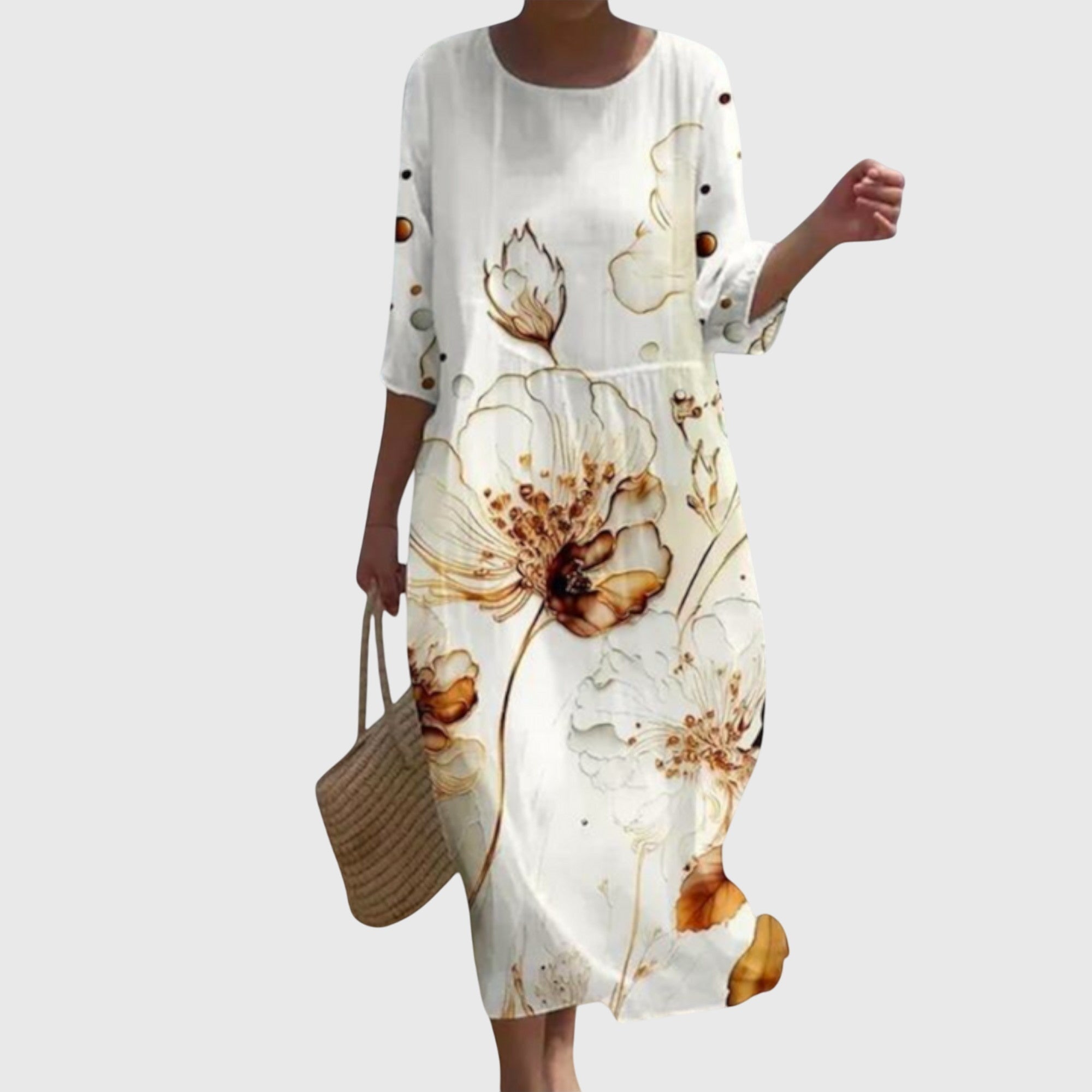 Hayley™ | Elegant blommig maxiklänning – bild 5