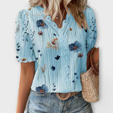Emily - Blus med V-ringning – bild 18