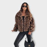 Piper - Leopard Print Coat