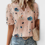 Emily - Blus med V-ringning – bild 9