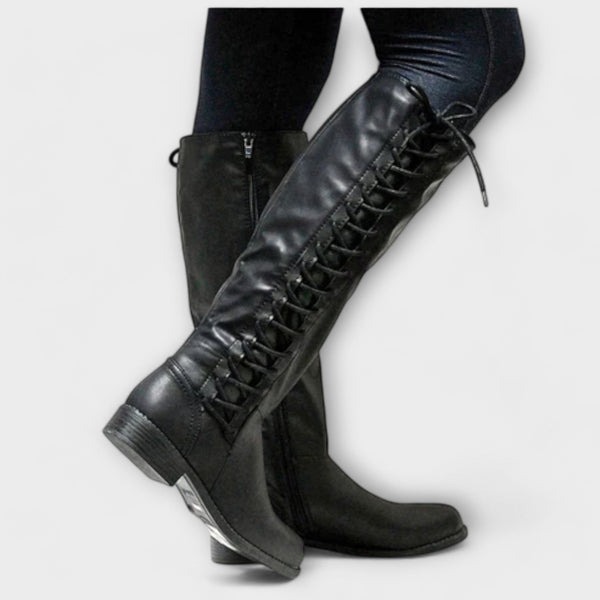 Marama - Eleganta snörade ankelboots