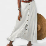 Semi-Sheer-maxikjol med slits – bild 4