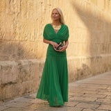 Sienna | Elegant grön klänning