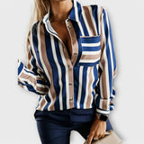 Ema - Ledig randig blus – bild 4