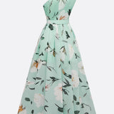 Sella - Ruched One Shoulder A-Line Maxi Chiffon Dress