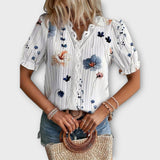 Emily - Blus med V-ringning – bild 13