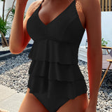 Lia - Elegant Swimsuit with Stylish Ruffles