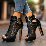 Liliana - Lace Heels