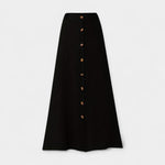 Semi-Sheer-maxikjol med slits – bild 8