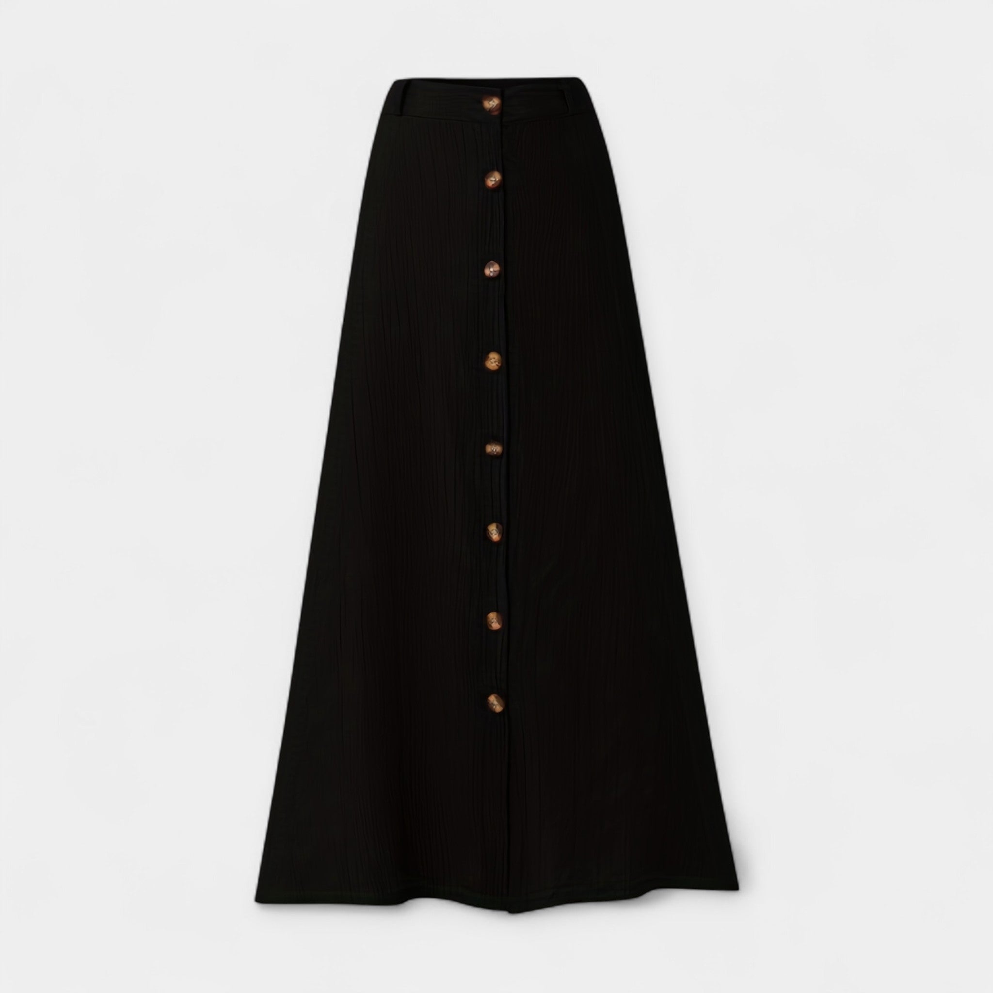 Semi-Sheer-maxikjol med slits – bild 8