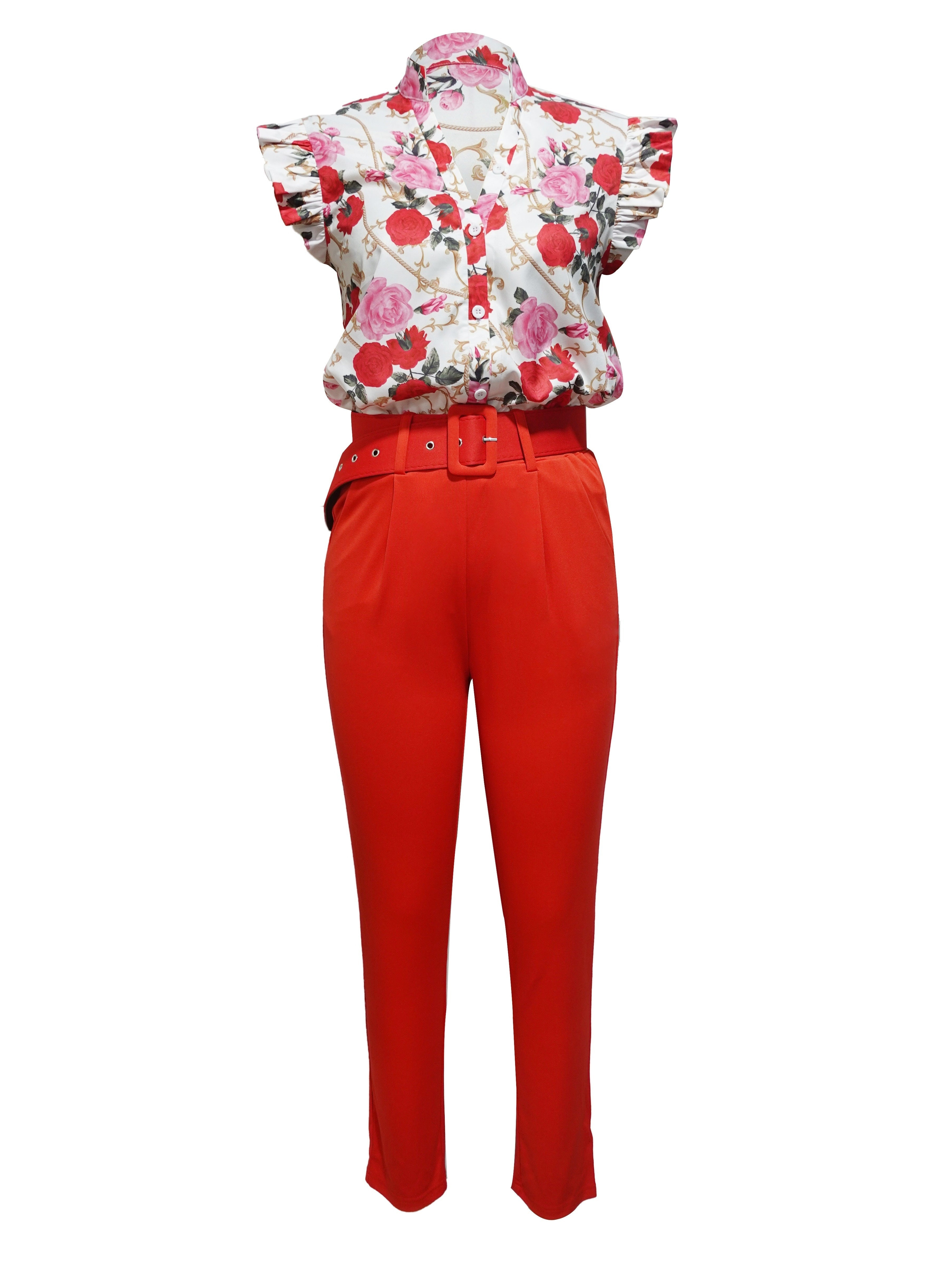 Florabel - Elegant set med volangärmar – bild 6