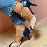 Manaia - Colourful, Comfortable T-Strap Flats with Round Toe