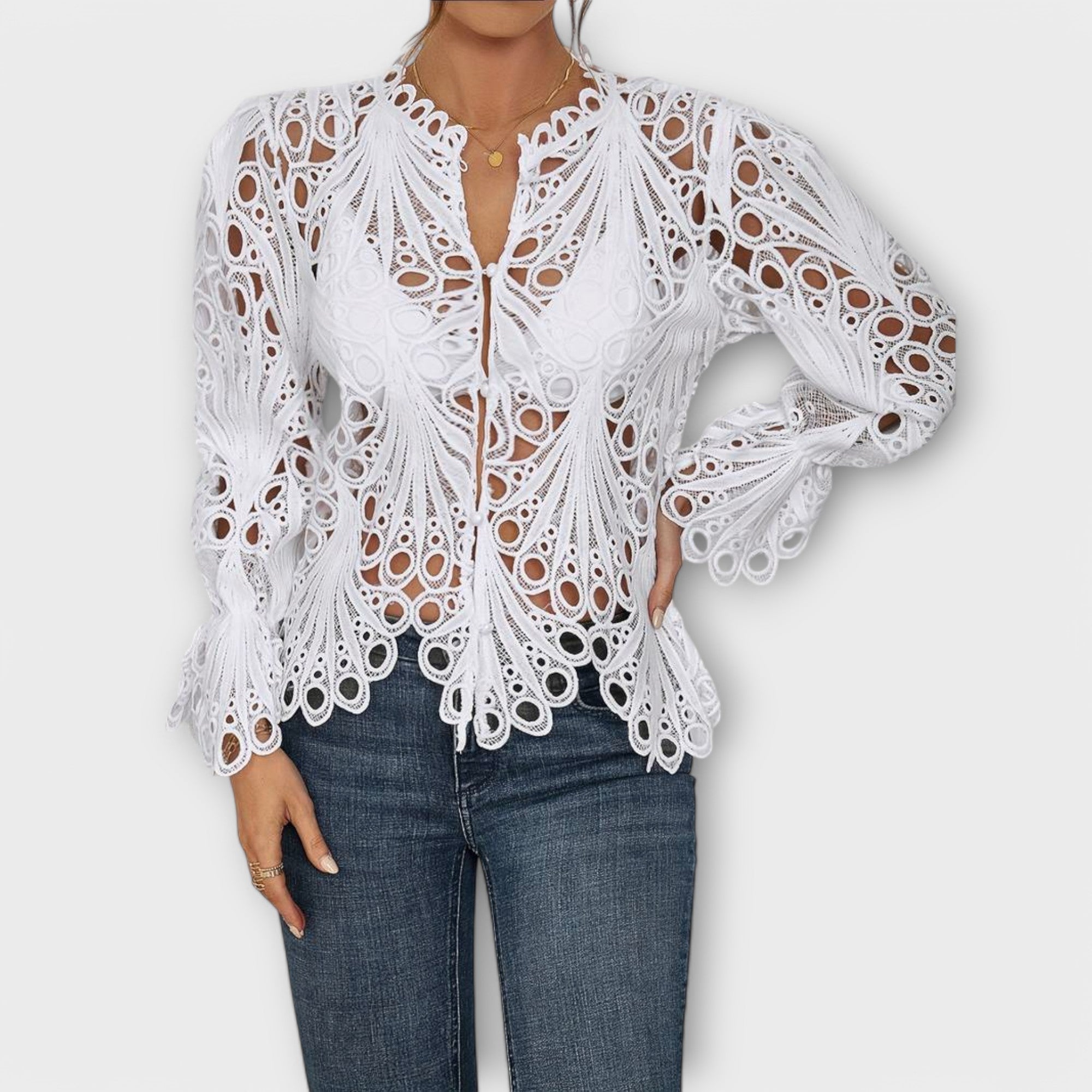 Savannah - Asymmetrisk blus – bild 5